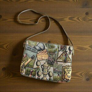 BAGS BY PINKY Country Club Golf Vintage Crossbody Bag